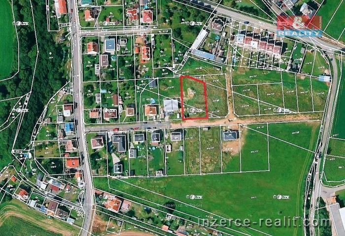 Prodej, pozemek k bydlení, 1223 m², Žákava