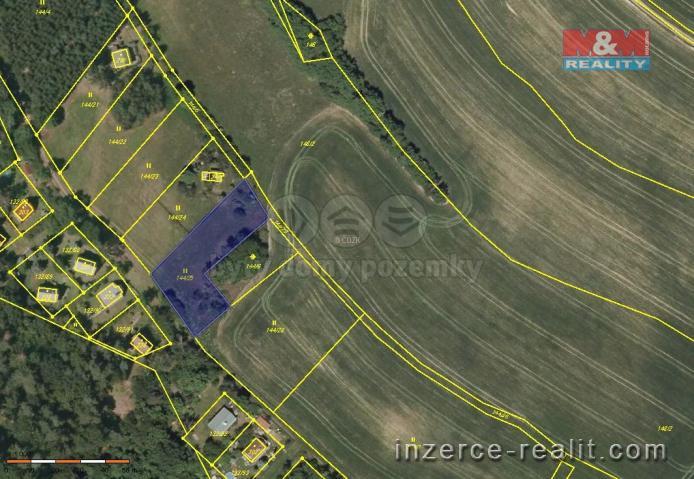 Prodej, pozemek, 1192 m2, Lipová - Seč