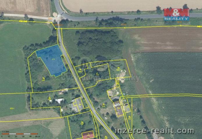 Prodej, pozemek, 1141 m2, Mikulovice - Kolnovice