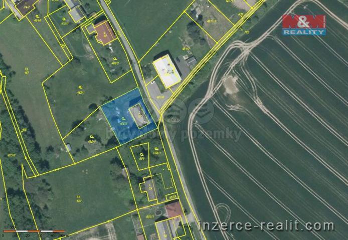 Prodej, pozemek, 1080 m2, Všelibice - Přibyslavice