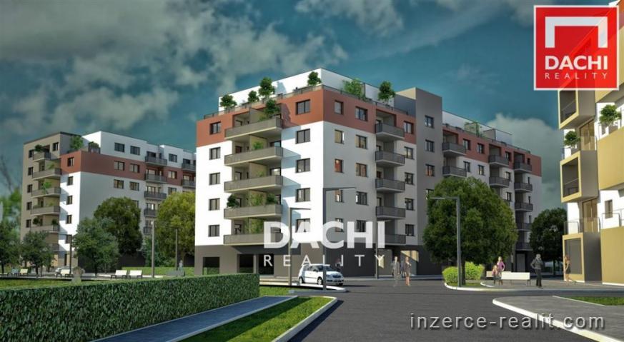 Prodej novostavby bytu B416 - 3+kk 87 m, Olomouc, ul. Wolkerova, Zlaté terasy