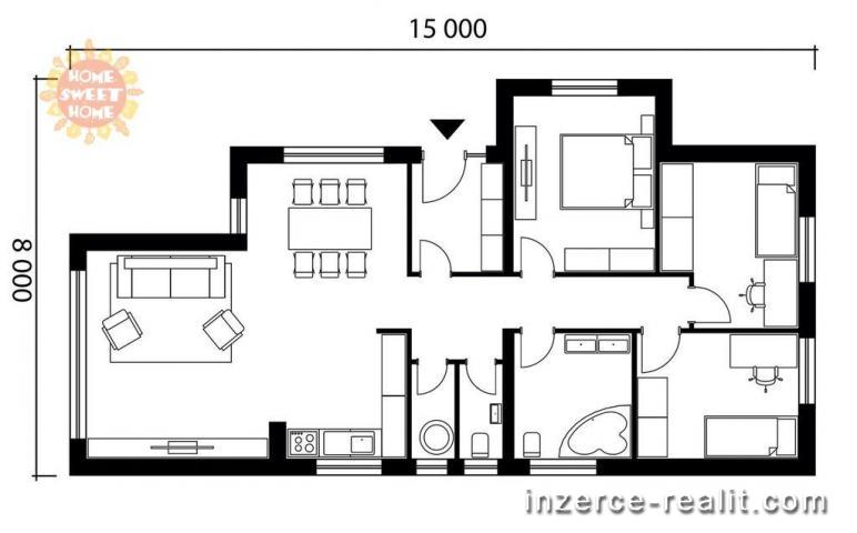 Prodej, nízkoenergetický rodinný dům 4+kk, bungalov, 87 m2